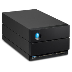 LaCie 2big Dock v2 array di dischi 60 TB Desktop Nero