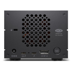 LaCie 2big Dock v2 array di dischi 60 TB Desktop Nero