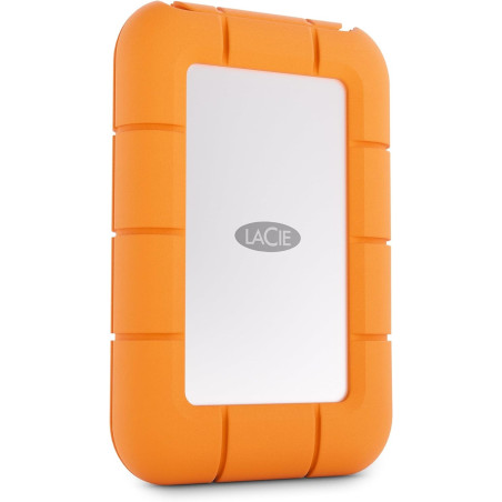 LaCie STMF4000400 unità esterna a stato solido 4 TB USB tipo-C USB 3.2 Gen 2x2 Grigio, Arancione
