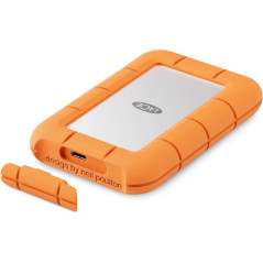 LaCie STMF4000400 unità esterna a stato solido 4 TB USB tipo-C USB 3.2 Gen 2x2 Grigio, Arancione