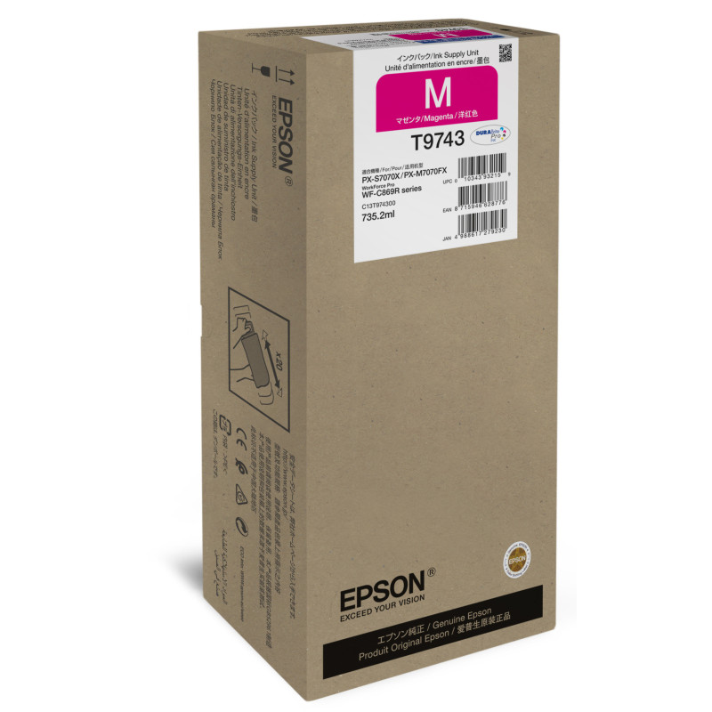 Epson Magenta XXL Ink Supply Unit Epson Magenta XXL Ink Supply Unit