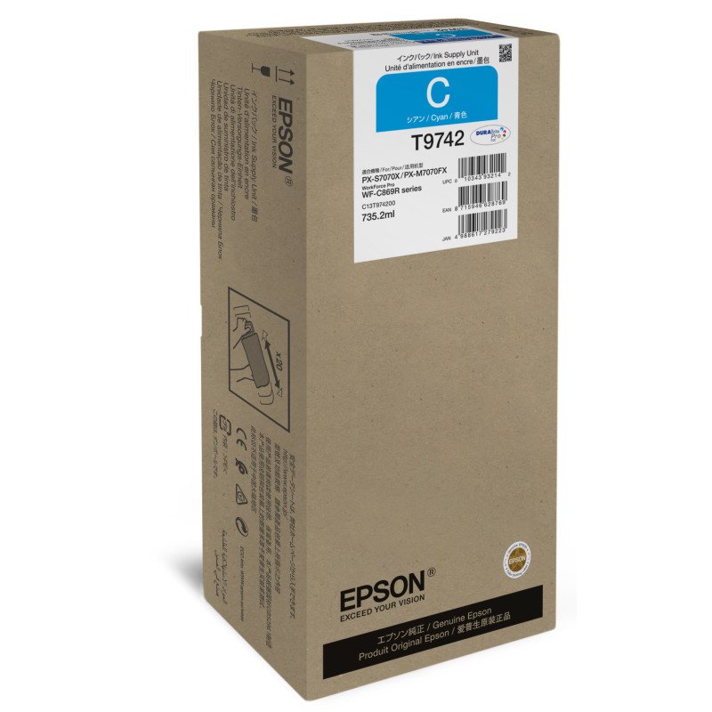 Epson Cyan XXL Ink Supply Unit Epson Cyan XXL Ink Supply Unit