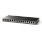 TP-Link TL-SG116E Non gestito L2 Gigabit Ethernet (10/100/1000) Nero TP-Link TL-SG116E Non gestito L2 Gigabit Ethernet (10/100/1000) Nero
