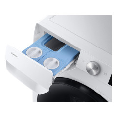 Samsung WD10HG6U94BEU3 lavasciuga Libera installazione Caricamento frontale Bianco