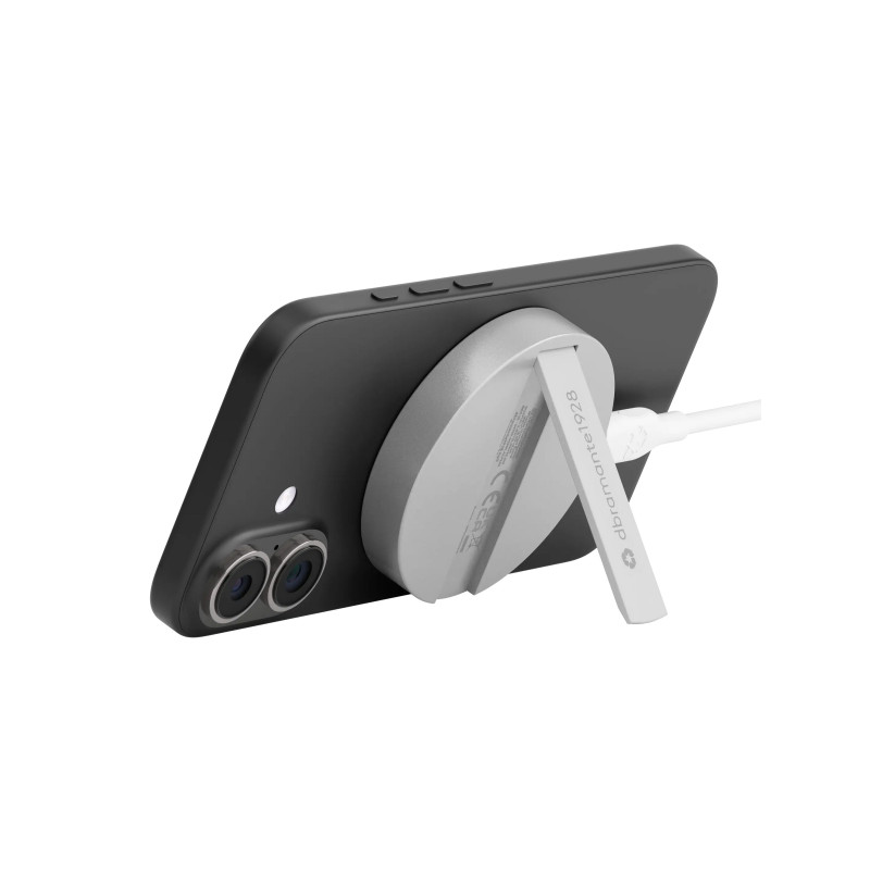 dbramante1928 CH15WLAL7263 Caricabatterie per dispositivi mobili Smartphone Grigio USB Carica wireless Ricarica rapida Interno