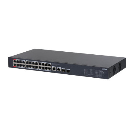 Dahua Technology CS4228-24GT-375 Gestito L2 Gigabit Ethernet (10 100 1000) Supporto Power over Ethernet (PoE) Nero