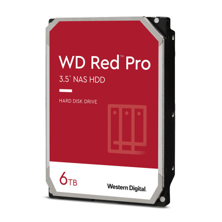 Western Digital Red Pro disco rigido interno 6 TB 7200 Giri min 256 MB 3.5" SATA