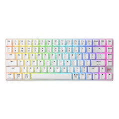 CHERRY XTRFY K33 Compact Wireless tastiera Gaming USB + RF Wireless + Bluetooth QWERTY Inglese US Bianco