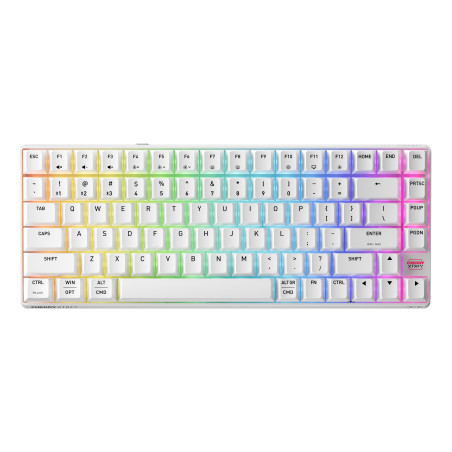 CHERRY XTRFY K33 Compact Wireless tastiera Gaming USB + RF Wireless + Bluetooth QWERTY Inglese US Bianco