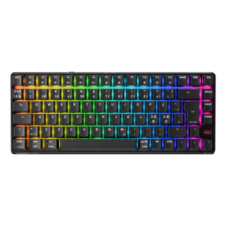 CHERRY XTRFY K33 Compact Wireless tastiera Gaming USB + RF Wireless + Bluetooth QWERTY Nordic Nero