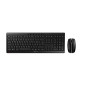 CHERRY Stream Desktop Recharge tastiera Mouse incluso Universale RF Wireless QWERTZ Svizzere Nero