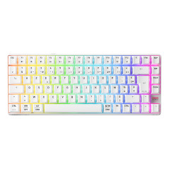 CHERRY XTRFY K33 Compact Wireless tastiera Gaming USB + RF Wireless + Bluetooth AZERTY Francese Bianco