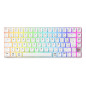 CHERRY XTRFY K33 Compact Wireless tastiera Gaming USB + RF Wireless + Bluetooth AZERTY Francese Bianco CHERRY XTRFY K33 Compact Wireless tastiera Gaming USB + RF Wireless + Bluetooth AZERTY Francese Bianco