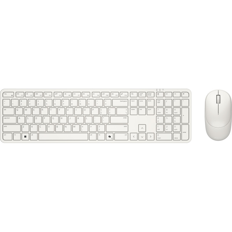DELL Pro 5 KM526 tastiera Mouse incluso Casa/ufficio RF Wireless QWERTY US International Bianco