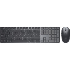 DELL Pro 7 Slim KM726 tastiera Mouse incluso Casa ufficio RF senza fili + Bluetooth QWERTY US International Nero