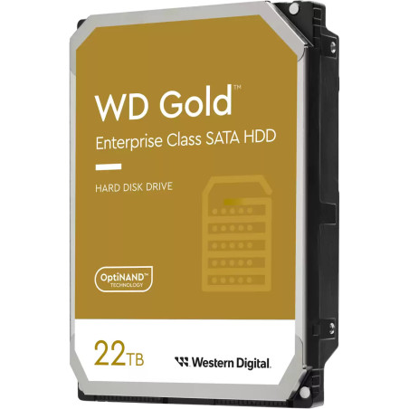 Western Digital Gold disco rigido interno 22 TB 7200 Giri min 512 MB 3.5" Serial ATA III