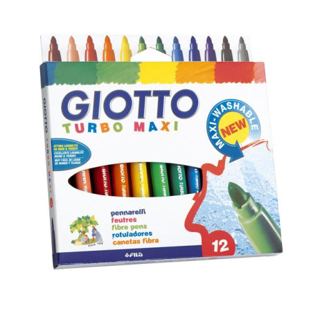 Giotto Turbo Maxi marcatore Rosso 12 pz