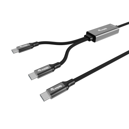 Equip 128895 cavo USB USB 2.0 1,5 m USB C 2 x USB C 0,48 Gbit s 140 W Nero