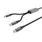 Equip 128895 cavo USB USB 2.0 1,5 m USB C 2 x USB C 0,48 Gbit/s 140 W Nero
