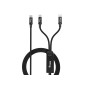 Equip 128895 cavo USB USB 2.0 1,5 m USB C 2 x USB C 0,48 Gbit/s 140 W Nero
