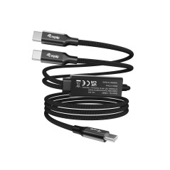 Equip 128895 cavo USB USB 2.0 1,5 m USB C 2 x USB C 0,48 Gbit s 140 W Nero