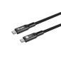 Equip 128442 cavo USB USB4 Gen 4x2 2 m USB C 80 Gbit/s 240 W Nero Equip 128442 cavo USB USB4 Gen 4x2 2 m USB C 80 Gbit/s 240 W Nero