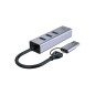 Conceptronic ABBY25G replicatore di porte e docking station per laptop Cablato USB 3.2 Gen 1 (3.1 Gen 1) Type-A + Type-C Grigio Conceptronic ABBY25G replicatore di porte e docking station per laptop Cablato USB 3.2 Gen 1 (3.1 Gen 1) Type-A + Type-C Grigio