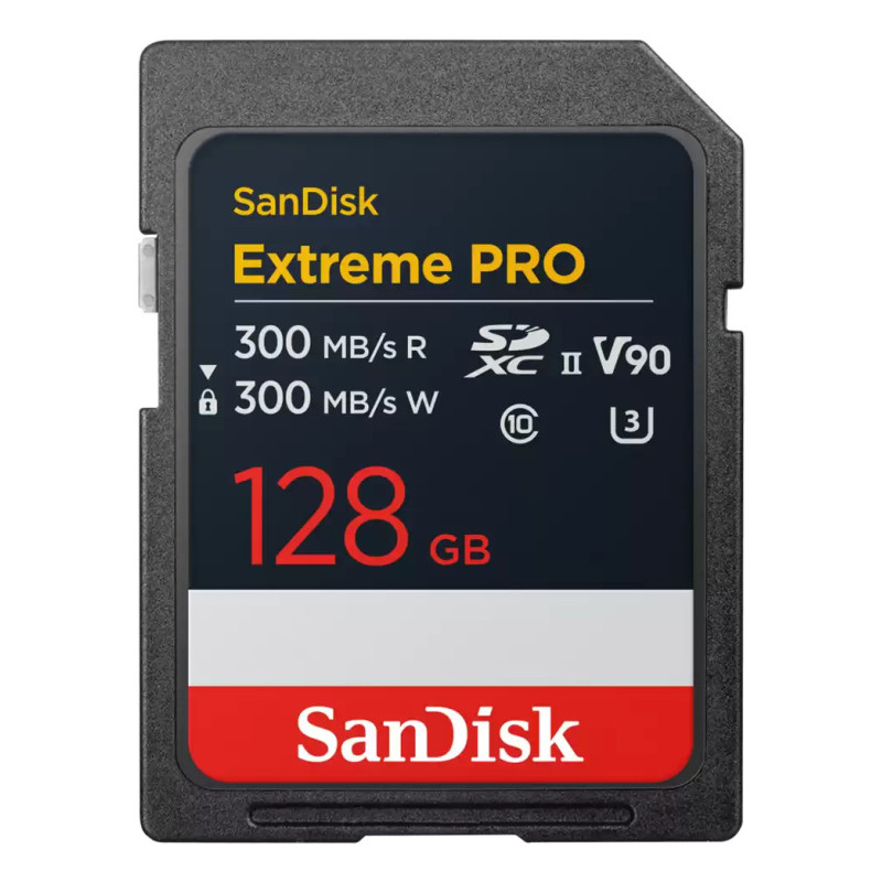 SanDisk Extreme PRO 128 GB SDXC UHS-II Classe 10 SanDisk Extreme PRO 128 GB SDXC UHS-II Classe 10