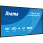 iiyama LH5075UHS-B2AG visualizzatore di messaggi Pannello piatto per segnaletica digitale 125,7 cm (49.5") LCD Wi-Fi 500 cd/m²