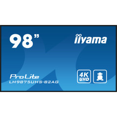 iiyama LH9875UHS-B2AG visualizzatore di messaggi Pannello piatto per segnaletica digitale 2,48 m (97.5") LED Wi-Fi 500 cd/m² 4K