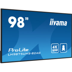 iiyama LH9875UHS-B2AG visualizzatore di messaggi Pannello piatto per segnaletica digitale 2,48 m (97.5") LED Wi-Fi 500 cd m² 4K