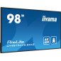 iiyama LH9875UHS-B2AG visualizzatore di messaggi Pannello piatto per segnaletica digitale 2,48 m (97.5") LED Wi-Fi 500 cd/m² 4K