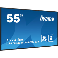 iiyama LH5565UHSB-B1 visualizzatore di messaggi Design chiosco 138,7 cm (54.6") LED Wi-Fi 800 cd m² 4K Ultra HD Nero Processore