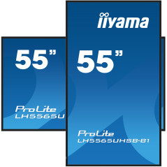iiyama LH5565UHSB-B1 visualizzatore di messaggi Design chiosco 138,7 cm (54.6") LED Wi-Fi 800 cd m² 4K Ultra HD Nero Processore