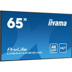 iiyama LH6541UHS-B1AG visualizzatore di messaggi 163,8 cm (64.5") LCD 500 cd m² 4K Ultra HD Nero 24 7