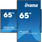 iiyama LH6541UHS-B1AG visualizzatore di messaggi 163,8 cm (64.5") LCD 500 cd/m² 4K Ultra HD Nero 24/7
