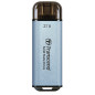 Transcend ESD300 Tecnologia Thunderbolt 2 TB Da USB tipo A a USB tipo C USB 3.2 Gen 2x2 Blu Transcend ESD300 Tecnologia Thunderbolt 2 TB Da USB tipo A a USB tipo C USB 3.2 Gen 2x2 Blu