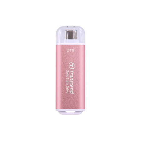 Transcend TS2TESD300P unità esterna a stato solido 2 TB USB tipo-C Blu
