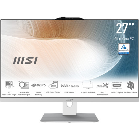 MSI Modern AM272P 1M-1095XEU Intel Core 7 150U 68,6 cm (27") 1920 x 1080 Pixel PC All-in-one 16 GB DDR5-SDRAM 1 TB SSD Wi-Fi 6E