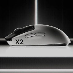 Logitech G PRO X2 SUPERSTRIKE mouse Gaming Mano destra RF Wireless + USB Type-C Ottico 44000 DPI