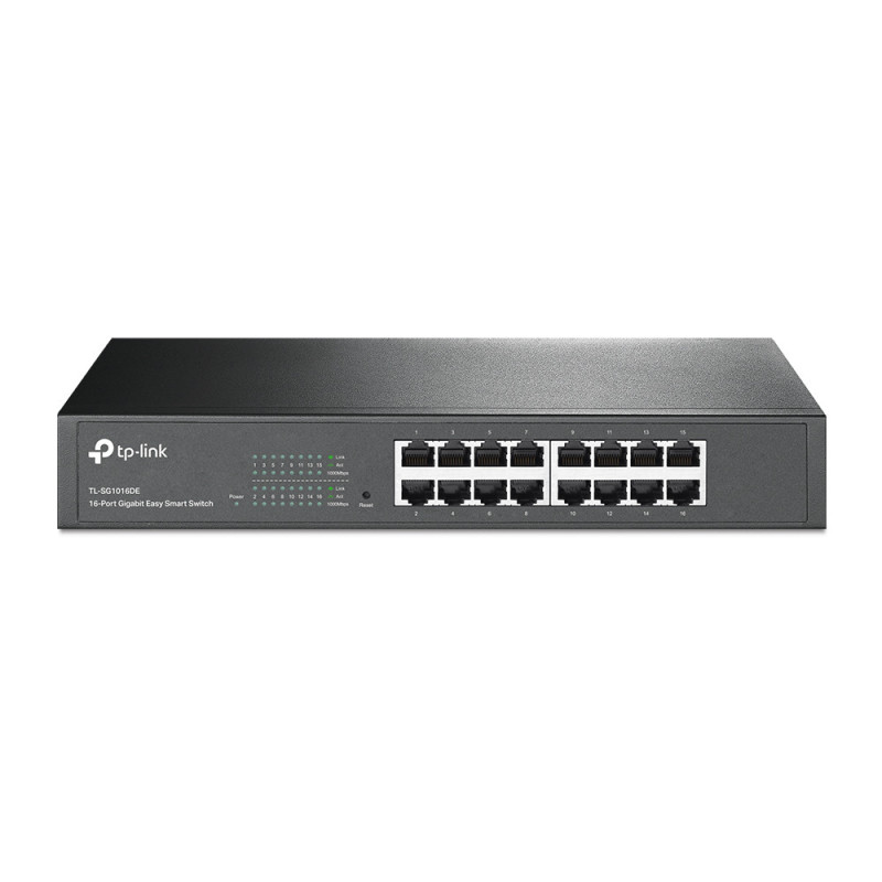TP-Link TL-SG1016DE switch di rete Gestito L2 Gigabit Ethernet (10/100/1000) Nero TP-Link TL-SG1016DE switch di rete Gestito L2 Gigabit Ethernet (10/100/1000) Nero