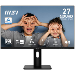MSI PRO MP273UP E6 Monitor PC 68,6 cm (27") 3840 x 2160 Pixel 4K Ultra HD Nero