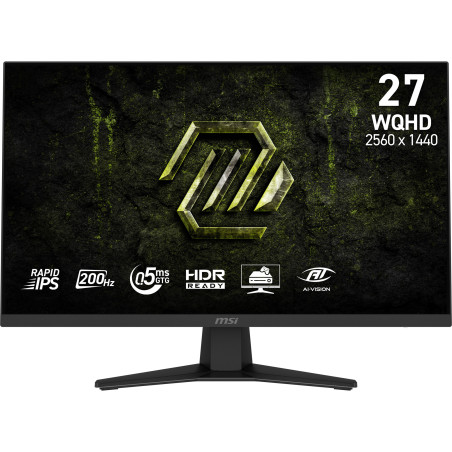 MSI MAG 274QF E20 Monitor PC 68,6 cm (27") 2560 x 1440 Pixel Wide Quad HD LCD Nero