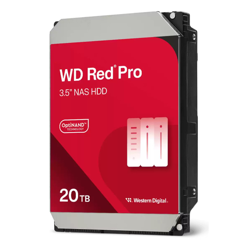 Western Digital Red Pro WD202KFGX disco rigido interno 20 TB 7200 Giri/min 512 MB 3.5" Serial ATA III Western Digital Red Pro WD202KFGX disco rigido interno 20 TB 7200 Giri/min 512 MB 3.5" Serial ATA III