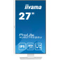 iiyama ProLite XUB2792QSU-W6 Monitor PC 68,6 cm (27") 2560 x 1440 Pixel Quad HD LED Bianco iiyama ProLite XUB2792QSU-W6 Monitor PC 68,6 cm (27") 2560 x 1440 Pixel Quad HD LED Bianco