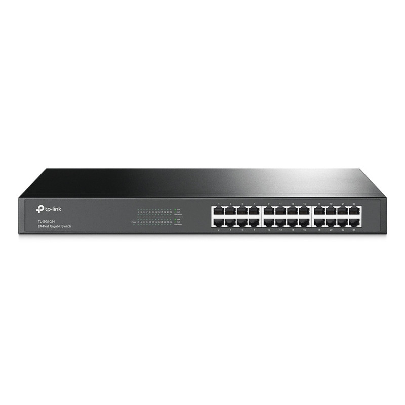 TP-Link TL-SG1024 switch di rete Non gestito L2 Gigabit Ethernet (10/100/1000) Nero TP-Link TL-SG1024 switch di rete Non gestito L2 Gigabit Ethernet (10/100/1000) Nero