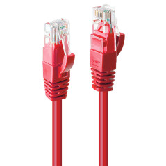 Lindy 48037 cavo di rete Rosso 10 m Cat6 U UTP (UTP)