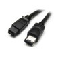 Hamlet Cavo Firewire 800/400 da 9 a 6 pin 180 cm Hamlet Cavo Firewire 800/400 da 9 a 6 pin 180 cm