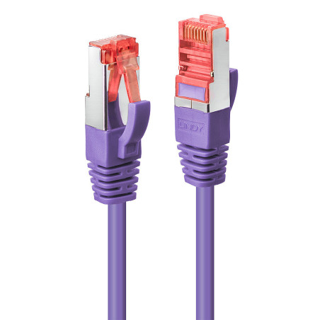 Lindy 47825 cavo di rete Viola 3 m Cat6 S FTP (S-STP)