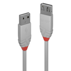 Lindy 36715 cavo USB USB 2.0 5 m USB A 0,48 Gbit s Grigio